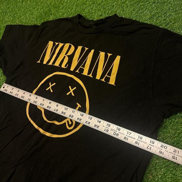 COPY - Nirvana Smiley Face Graphic T-Shirt - Picture 3 of 5